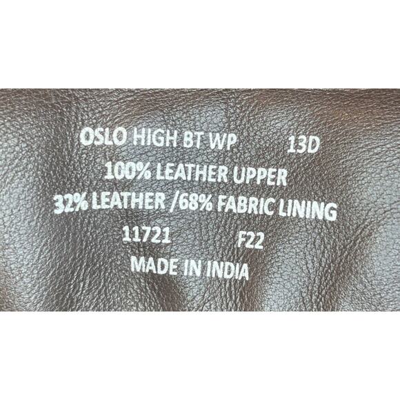 POLO Ralph Lauren Brown Oslo RRL Waterproof Boots Mens 13 Fast Ship NEW UNWORN - Picture 7 of 9